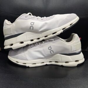 On Men's Athletic Sneakers in Light Gray and White